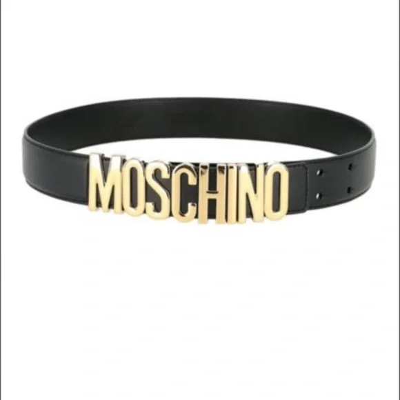 Moschino | Accessories | Moschino Wide Logo Belt Size Small 